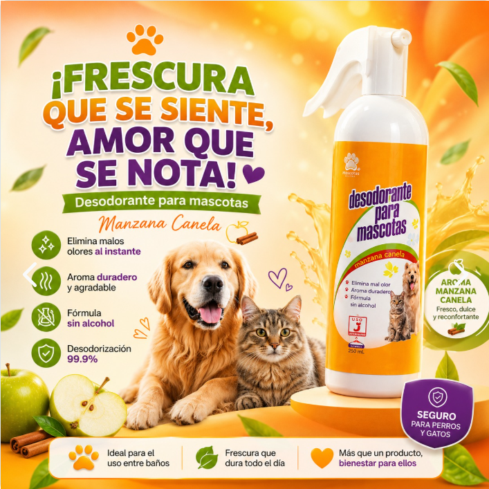 Eliminador de mal Olor para Mascotas