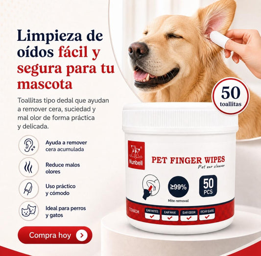Toallitas dedal para limpieza